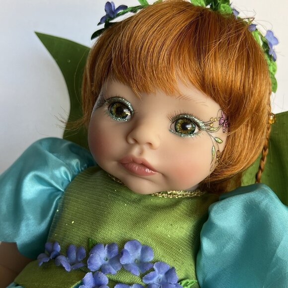 Paradise Galleries PIXIE GIRL DOLL Fairy Reborn RED HEAD 18" Vinyl Cloth COA - Picture 9 of 16